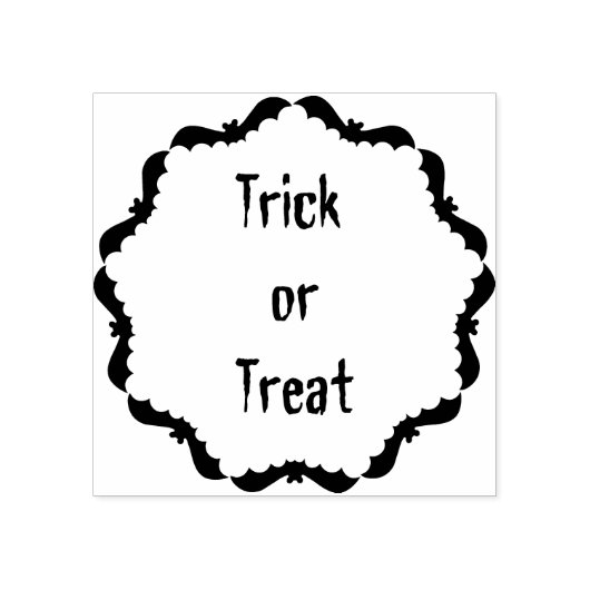 Tampons Encreurs Timbre d'art en silhouette de chauve-souris (Impression)