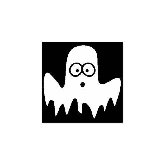 Tampons Encreurs Timbre d'art en silhouette fantôme flottant (Impression)