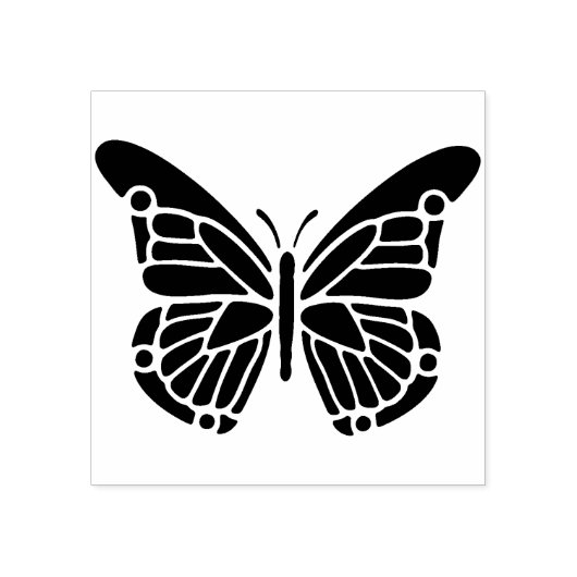Tampons Encreurs timbre d'art en silhouette papillon (Impression)
