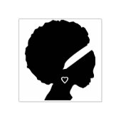 Tampons Encreurs timbre d'art féminin africain (Impression)