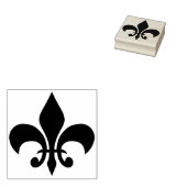 Tampons Encreurs timbre d'art fleur de lis (Tamponné)
