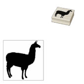 Tampons Encreurs timbre d'art lama péruvien (Tamponné)
