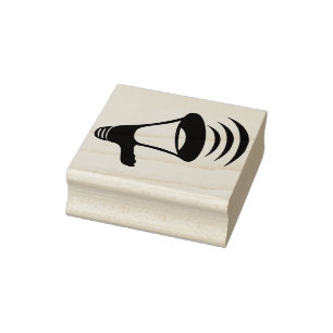 Tampons Encreurs timbre d'art mégaphone