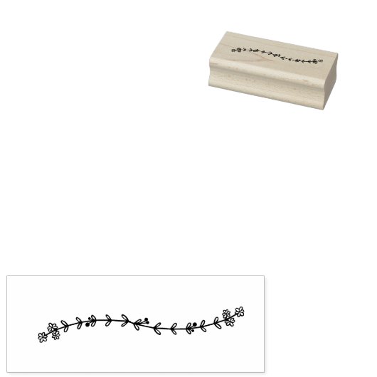 Tampons Encreurs Timbre d'art mignon aux fleurs (Tamponné)