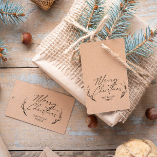 Tampons Encreurs Timbre d'art minimaliste en bois de Noël