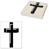 Tampons Encreurs Timbre d'art motif à double croix (Tamponné)