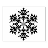 Tampons Encreurs Timbre d'art motif Abstrait de flocons de neige (Impression)