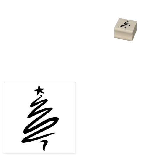 Tampons Encreurs Timbre d'art motif de Noël moderne (Tamponné)