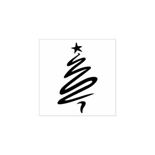Tampons Encreurs Timbre d'art motif de Noël moderne (Impression)