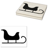 Tampons Encreurs Timbre d'art motif de silhouette père Noël (Tamponné)