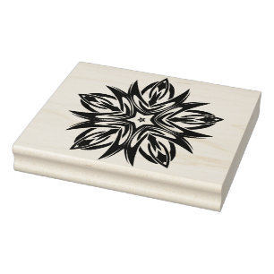 Tampons Encreurs Timbre d'art motif étoile celtique