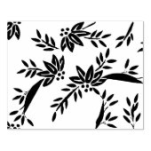 Tampons Encreurs Timbre d'art motif feuille et fleurs (Impression)