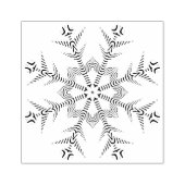 Tampons Encreurs Timbre d'art motif géométrique Snowflake 4 (Impression)