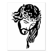 Tampons Encreurs Timbre d'art motif Stencil Jesus buste (Impression)