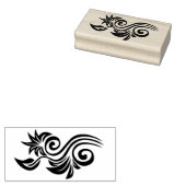 Tampons Encreurs Timbre d'art ornemental silhouette (Tamponné)