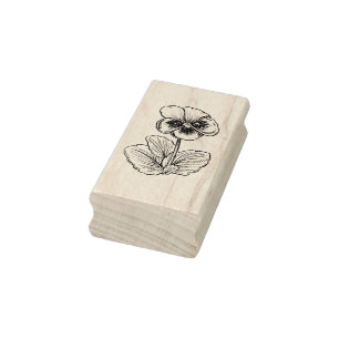 Tampons Encreurs Timbre d'Art Pansy