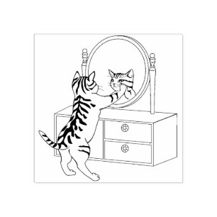 Tampons Encreurs timbre d'art pour chat beauté