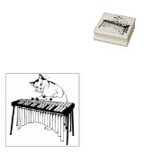 Tampons Encreurs timbre d'art pour chat musical (Tamponné)