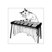 Tampons Encreurs timbre d'art pour chat musical (Impression)