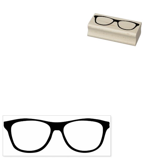 Tampons Encreurs timbre d'art pour lunettes de vue (Tamponné)