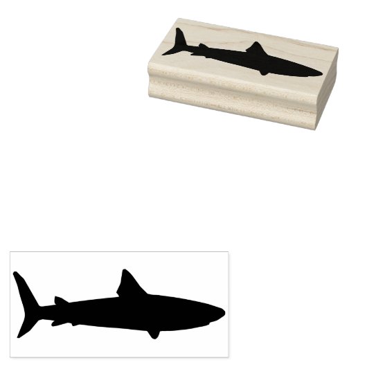 Tampons Encreurs timbre d'art requin (Tamponné)