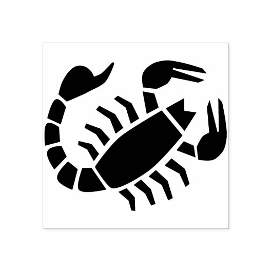 Tampons Encreurs timbre d'art scorpion (Impression)