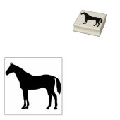 Tampons Encreurs timbre d'art silhouette (Tamponné)