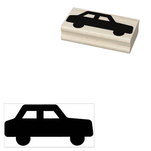 Tampons Encreurs timbre d'art silhouette automobile (Tamponné)