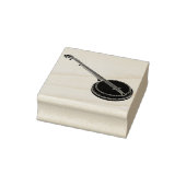 Tampons Encreurs timbre d'art silhouette banjo (Tampon)