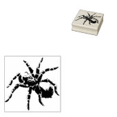 Tampons Encreurs Timbre d'art silhouette d'araignée géante (Tamponné)