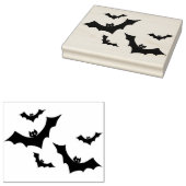 Tampons Encreurs Timbre d'art silhouette de beaucoup de chauves-sou (Tamponné)