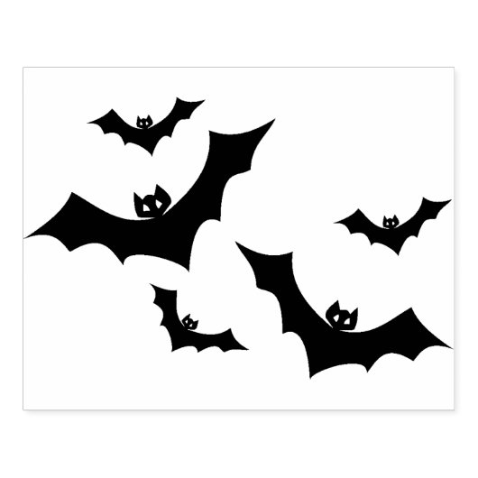 Tampons Encreurs Timbre d'art silhouette de beaucoup de chauves-sou (Impression)