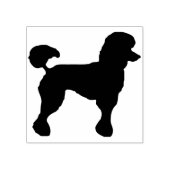 Tampons Encreurs timbre d'art silhouette de caniche (Impression)