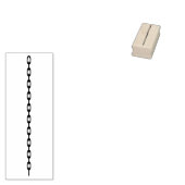 Tampons Encreurs Timbre d'art silhouette de chaîne (Tamponné)