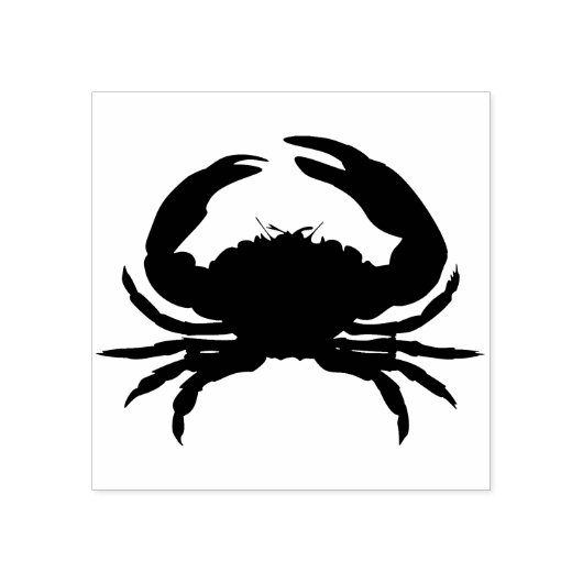 Tampons Encreurs timbre d'art silhouette de crabe (Impression)