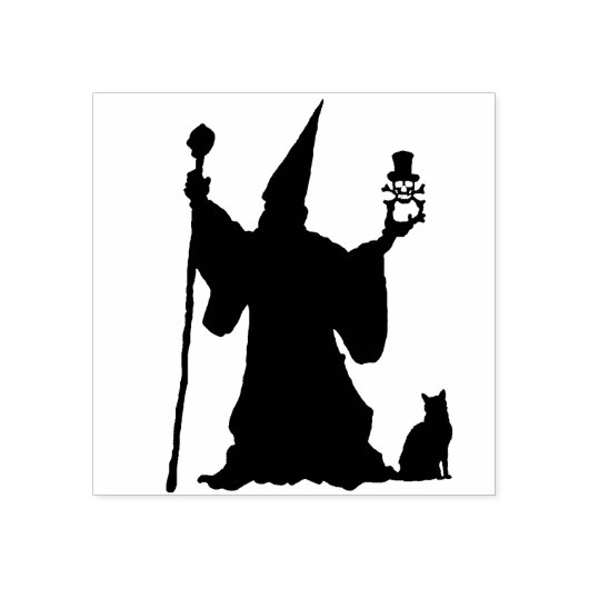 Tampons Encreurs Timbre d'art silhouette de l'Assistant Incantation (Impression)