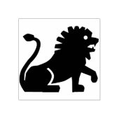 Tampons Encreurs timbre d'art silhouette de lion (Impression)