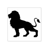 Tampons Encreurs timbre d'art silhouette de lion (Impression)
