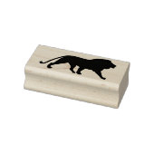 Tampons Encreurs timbre d'art silhouette de lion (Tampon)