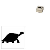 Tampons Encreurs timbre d'art silhouette de tortue (Tamponné)