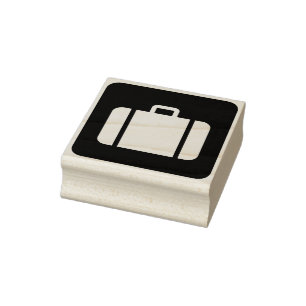 Tampons Encreurs timbre d'art silhouette de valise