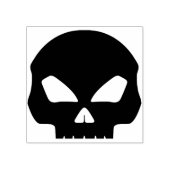 Tampons Encreurs timbre d'art silhouette du crâne de mort (Impression)