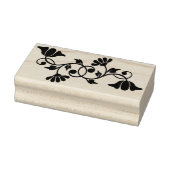 Tampons Encreurs timbre d'art silhouette fleurie (Tampon)