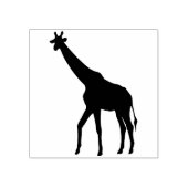 Tampons Encreurs timbre d'art silhouette girafe (Impression)