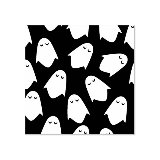 Tampons Encreurs Timbre d'art silhouette motif Ghosts (Impression)