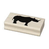 Tampons Encreurs timbre d'art silhouette rhino (Tampon)