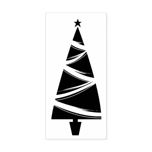 Tampons Encreurs Timbre d'art stylé en caoutchouc d'arbre de Noël (Impression)