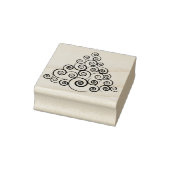 Tampons Encreurs timbre d'art tourbillonne à l'arbre de noël (Tampon)