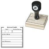Tampons Encreurs Timbre d'audit interne (Tamponné)