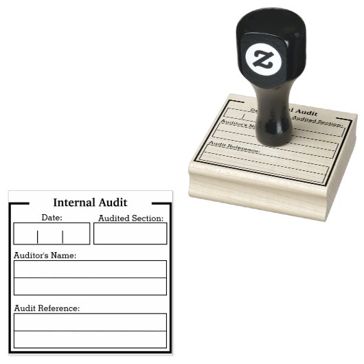 Tampons Encreurs Timbre d'audit interne (Tamponné)